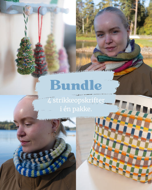 Bundle - Alle 4 WPI-strikkeopskrifter i én pakke.