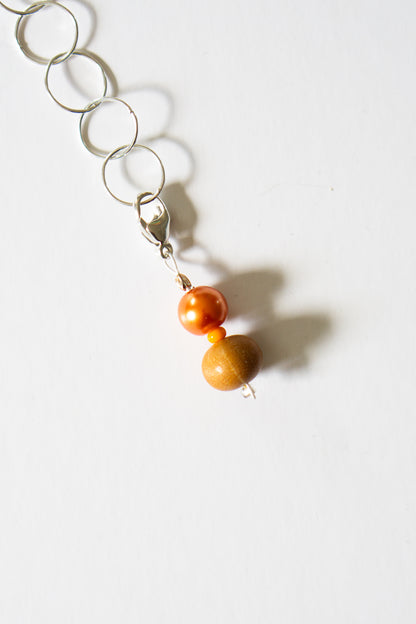 Strikkefisk i sterlingsølv m. vedhæng