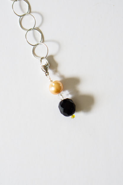 Strikkefisk i sterlingsølv m. vedhæng