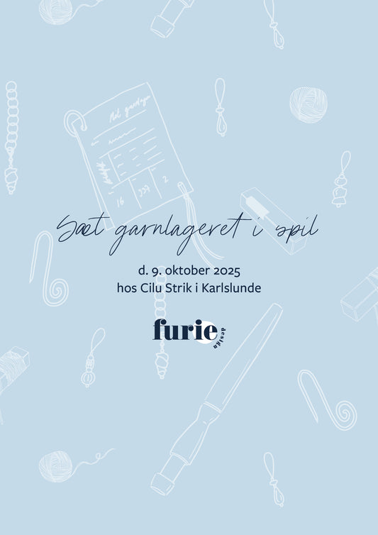 Sæt garnlageret i spil - Workshop hos Cilu Strik, Karlslunde d. 9/10-2025